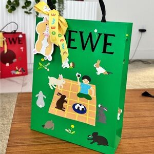 Loewe suna fujita limited edition holiday spec shopping bag